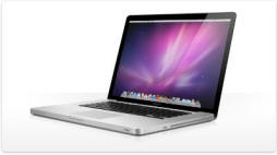 MacBook Pro laptop running Mac OS X